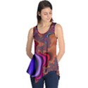 Colorful Piece Abstract Sleeveless Tunic View1