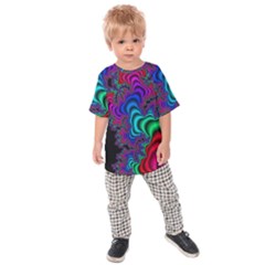 Abstract Piece Color Kids  Raglan Tee