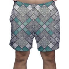 Mandala Decoration Flora Floral Flower Men s Shorts by Vaneshop