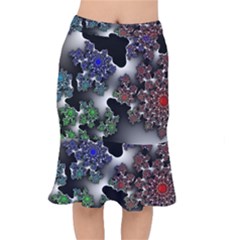 Piece Graphic Short Mermaid Skirt by Vaneshop