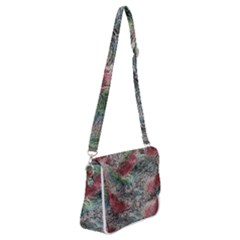 Design Pattern Scarf Gradient Shoulder Bag With Back Zipper by Vaneshop