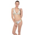 Flowers Gold Floral Classic Banded Bikini Set  View1