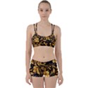 Flower Gold Floral Perfect Fit Gym Set View1