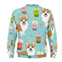 Welsh Corgi Boba Tea Bubble Cute Kawaii Dog Breed Men s Sweatshirt View2