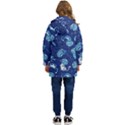 Cat Spacesuit Space Suit Astronaut Pattern Kids  Hooded Longline Puffer Jacket View4