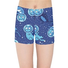 Cat Spacesuit Space Suit Astronaut Pattern Kids  Sports Shorts