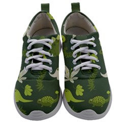 Cute Dinosaur Pattern Mens Athletic Shoes