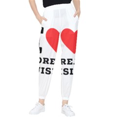 I Love Korean Cuisine Women s Tapered Pants by ilovewhateva