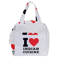 I Love Indian Cuisine Boxy Hand Bag by ilovewhateva