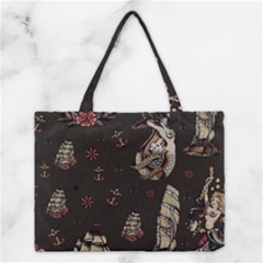 Vintage Tattoos Nautical Medium Tote Bag by Vaneshop