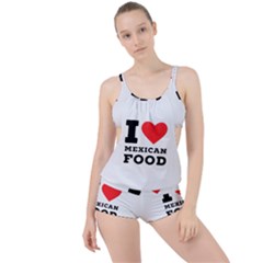 I Love Mexican Food Boyleg Tankini Set  by ilovewhateva