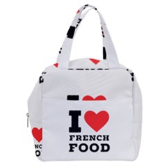 I Love French Food Boxy Hand Bag by ilovewhateva