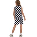 Black White Checker Pattern Checkerboard Kids  Basketball Mesh Set View4