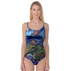 Psychedelic Landscape Camisole Leotard  by Cowasu