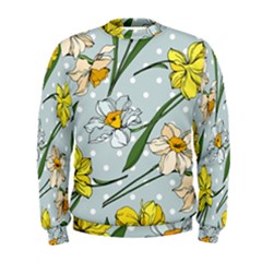 Narcissus Floral Botanical Flowers Men s Sweatshirt