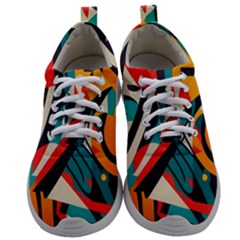 Colorful Abstract Mens Athletic Shoes by Jack14