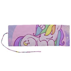 Unicorn Stitch Roll Up Canvas Pencil Holder (m) by Bangk1t