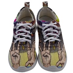 Vintage Trippy Aesthetic Psychedelic 70s Aesthetic Mens Athletic Shoes by Bangk1t