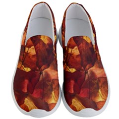 Leaves Fall Autumn Season Orange Men s Lightweight Slip Ons