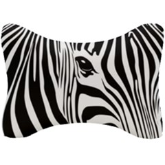 Animal Cute Pattern Art Zebra Seat Head Rest Cushion by Amaryn4rt