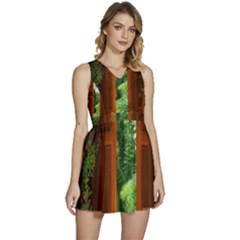 Beautiful World Entry Door Fantasy Sleeveless High Waist Mini Dress by Amaryn4rt