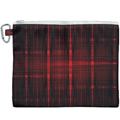 Black And Red Backgrounds Canvas Cosmetic Bag (xxxl)