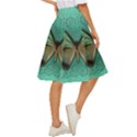 Butterfly Background Vintage Old Grunge Classic Short Skirt View3