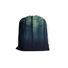 Dark Forest Drawstring Pouch (medium) by Ravend