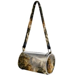 Natural Landscape Nature Vegetation Jungle Mini Cylinder Bag by Ravend