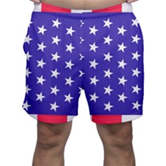 Usa Independence Day July Background Men s Shorts by Vaneshop