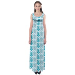 Sea Turtle Sea Animal Empire Waist Maxi Dress by Dutashop