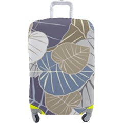 Ackground Leaves Desktop Luggage Cover (large) by Amaryn4rt