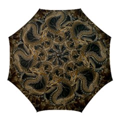 Dragon Pentagram Golf Umbrellas by Amaryn4rt