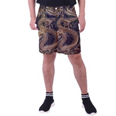 Dragon Pentagram Men s Pocket Shorts by Amaryn4rt