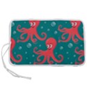 Cute-smiling-red-octopus-swimming-underwater Pen Storage Case (L) View1