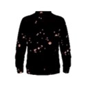 Abstract Rose Gold Glitter Background Kids  Sweatshirt View2