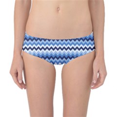 Zigzag-pattern-seamless-zig-zag-background-color Classic Bikini Bottoms by uniart180623