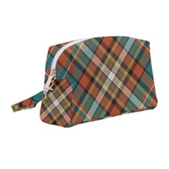 Tartan-scotland-seamless-plaid-pattern-vector-retro-background-fabric-vintage-check-color-square-geo Wristlet Pouch Bag (medium) by uniart180623