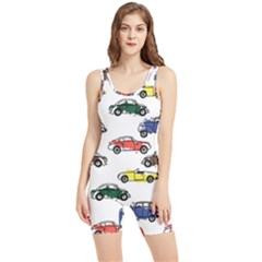 Cars-pattern Women s Wrestling Singlet by uniart180623