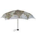 3d Typography World Map Mini Folding Umbrellas View3