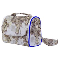 3d Typography World Map Satchel Shoulder Bag by uniart180623