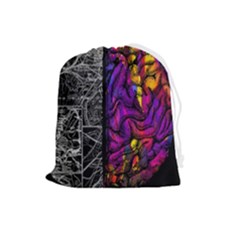 Ambiguity Tobe Brain Duality Mind Minimal Thinking Drawstring Pouch (large) by uniart180623