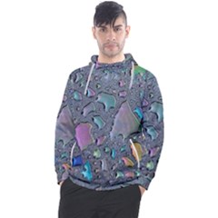 Glass Drops Rainbow Men s Pullover Hoodie by uniart180623