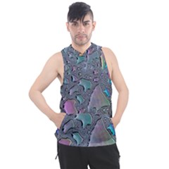 Glass Drops Rainbow Men s Sleeveless Hoodie by uniart180623