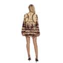 Nation Indian Native Indigenous Round Neck Long Sleeve Bohemian Style Chiffon Mini Dress View4