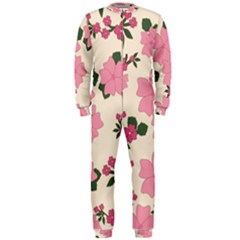 Floral Vintage Flowers Onepiece Jumpsuit (men)