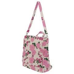 Floral Vintage Flowers Crossbody Backpack by Dutashop