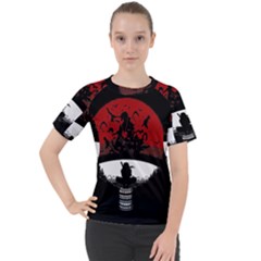 Itachi Uchiha Women s Sport Raglan Tee