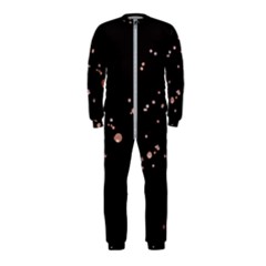 Abstract Rose Gold Glitter Background Onepiece Jumpsuit (kids)