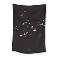 Abstract Rose Gold Glitter Background Small Tapestry by artworkshop